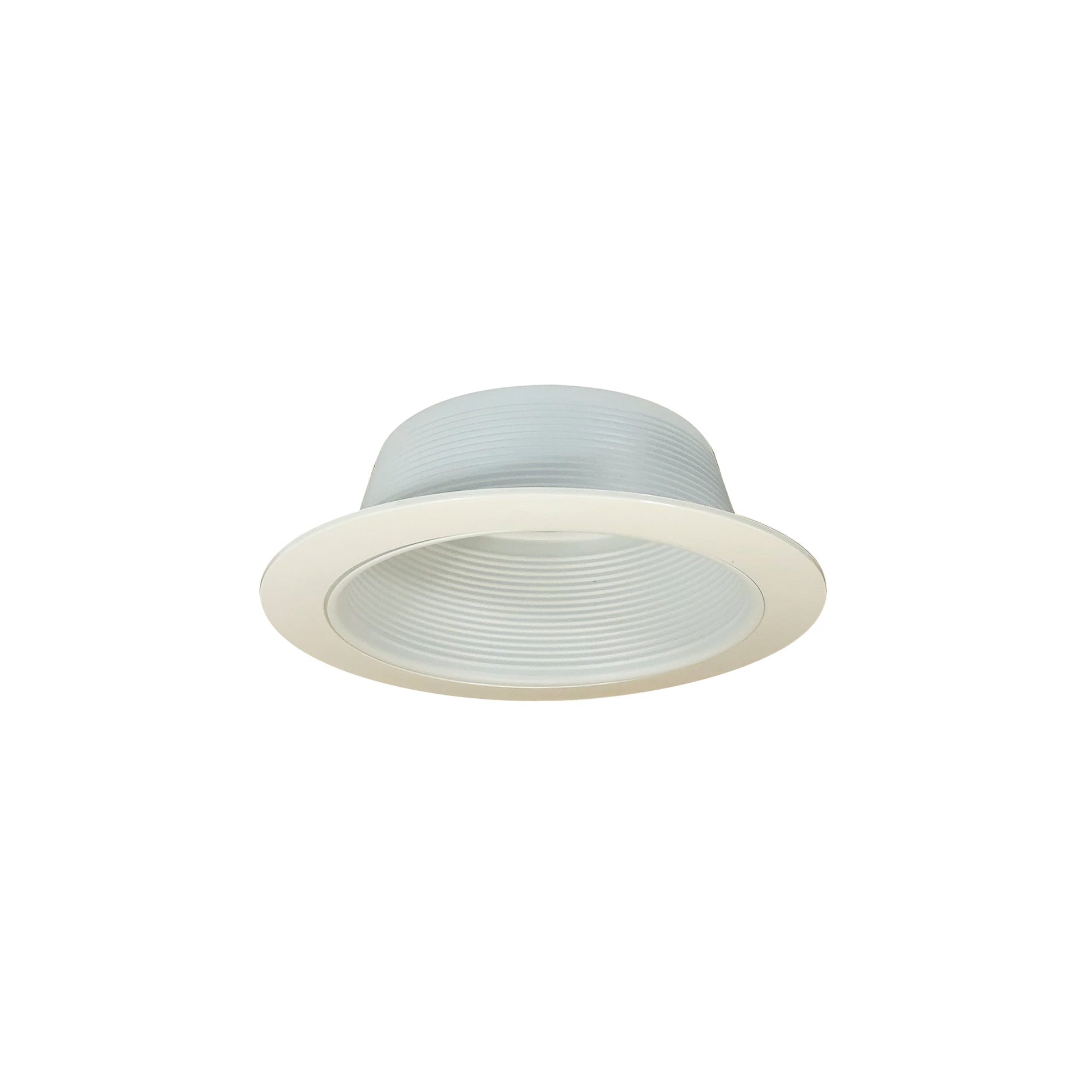 Nora NTM-41OV 6 inch Stepped Baffle w/ Oversized Plastic Ring, White