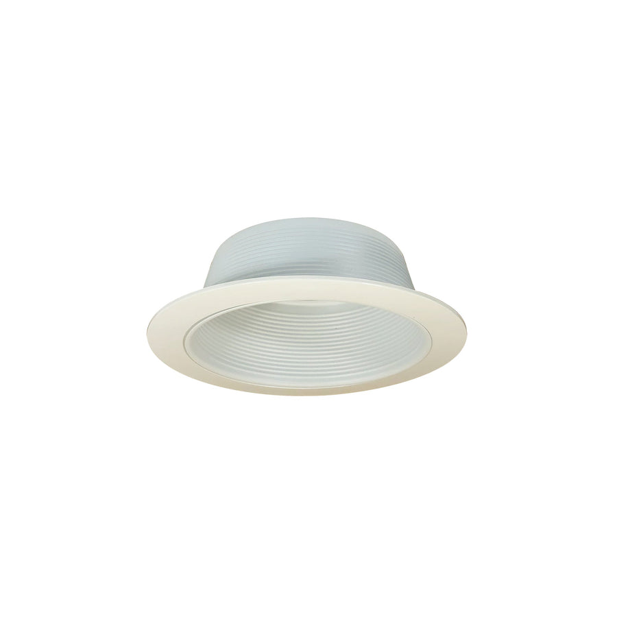Nora NTM-41OV 6 inch Stepped Baffle w/ Oversized Plastic Ring, White