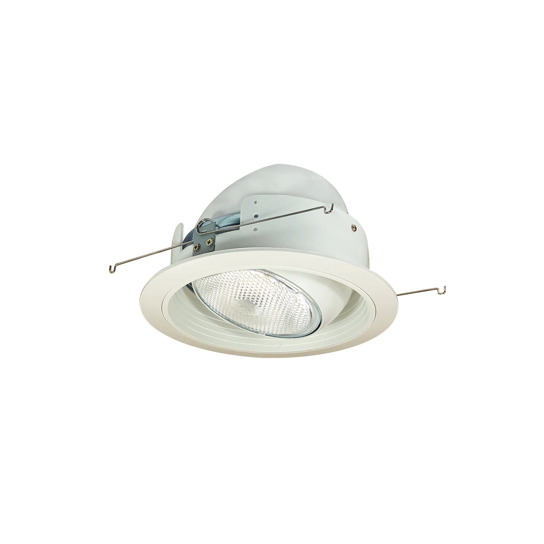 Nora NTM-49 6 inch Stepped Baffle w/ Regressed Eyeball, White
