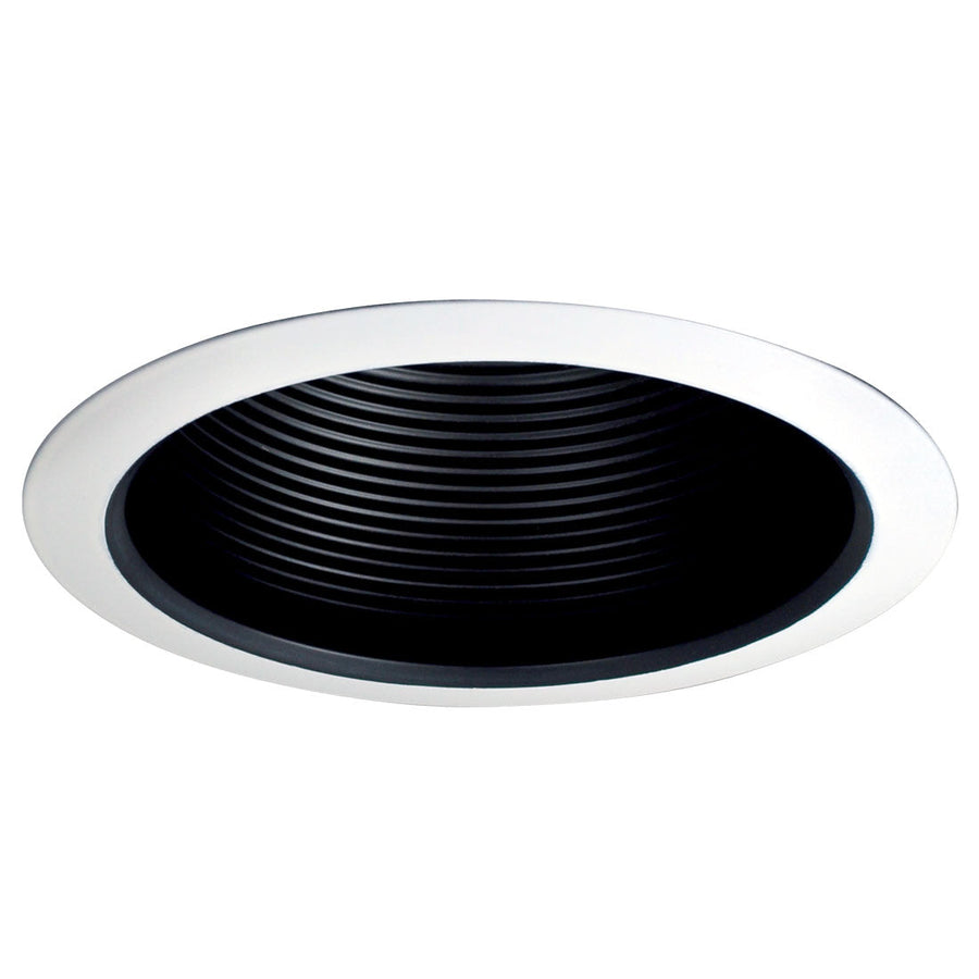 Nora NTM-513B 5 inch Airtight Black Baffle Cone w/ White Flange