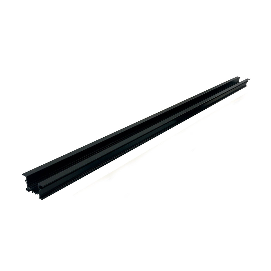 Nora NTRT-4B 4 ft Recessed Track Housing, Black
