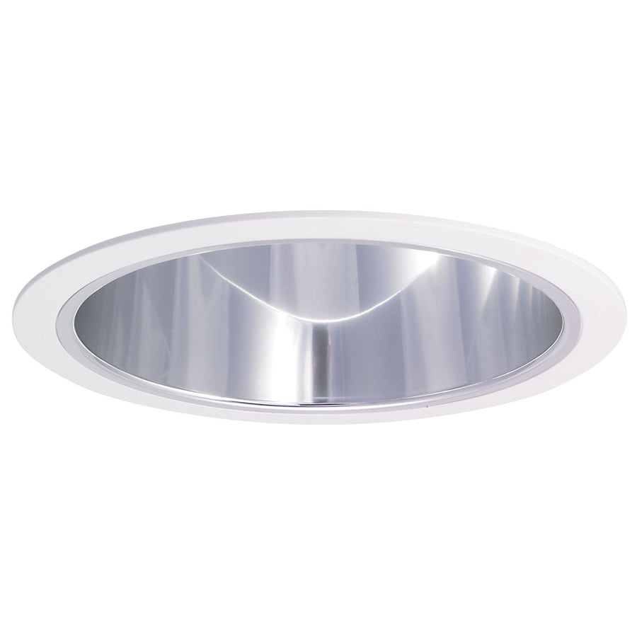 Nora NTS-714C 6 inch Specular Clear Reflector w/ White Plastic Ring