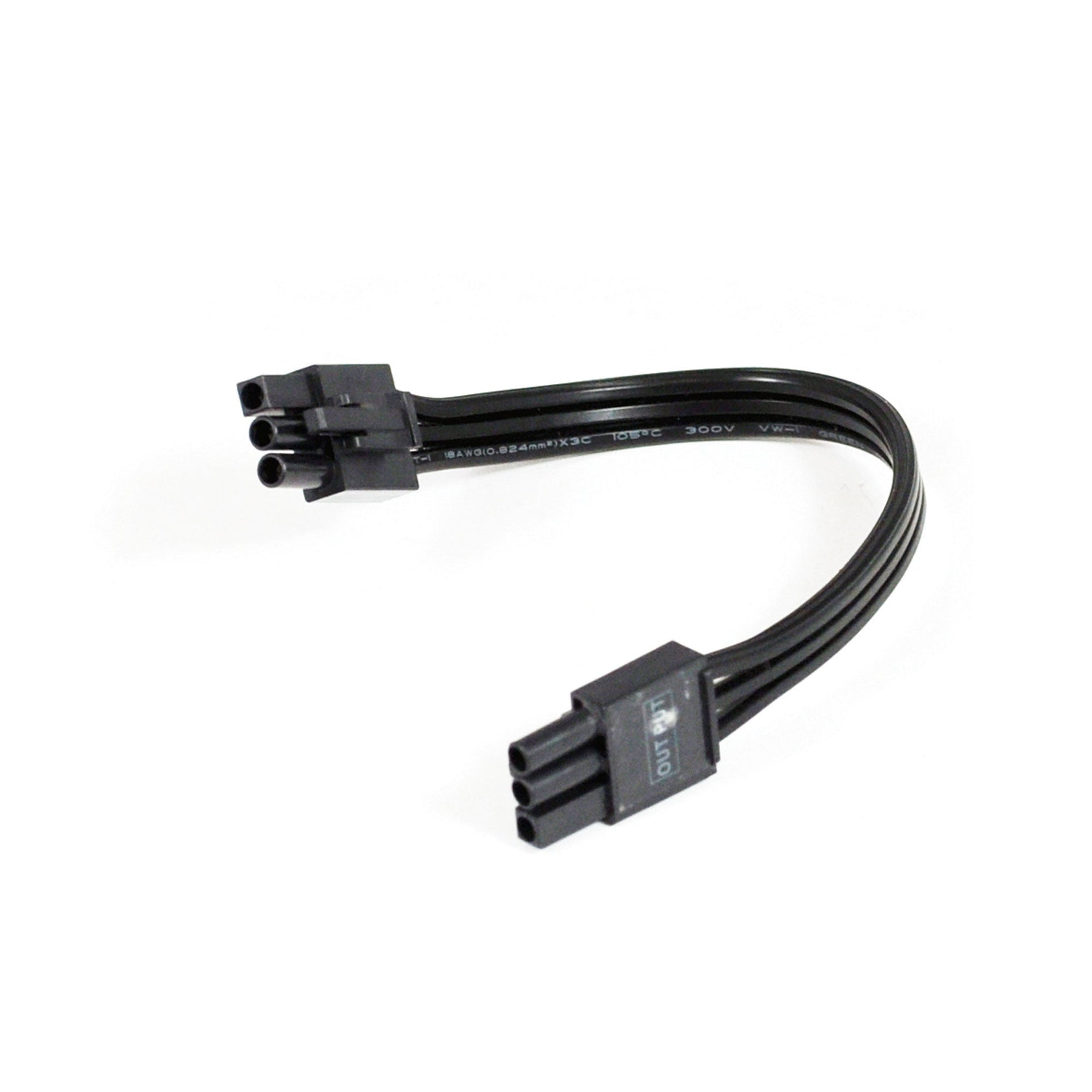 Nora NUA-806B 6 inch Jumper Cable for NUD-88 & NUDTW-88, Black Finish