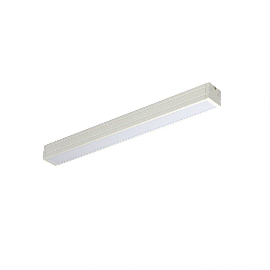 Nora NUD-6812/50W 12 inch Bravo FROST LED Linear, 500lm/ft, 7W, 5000K, White Finish