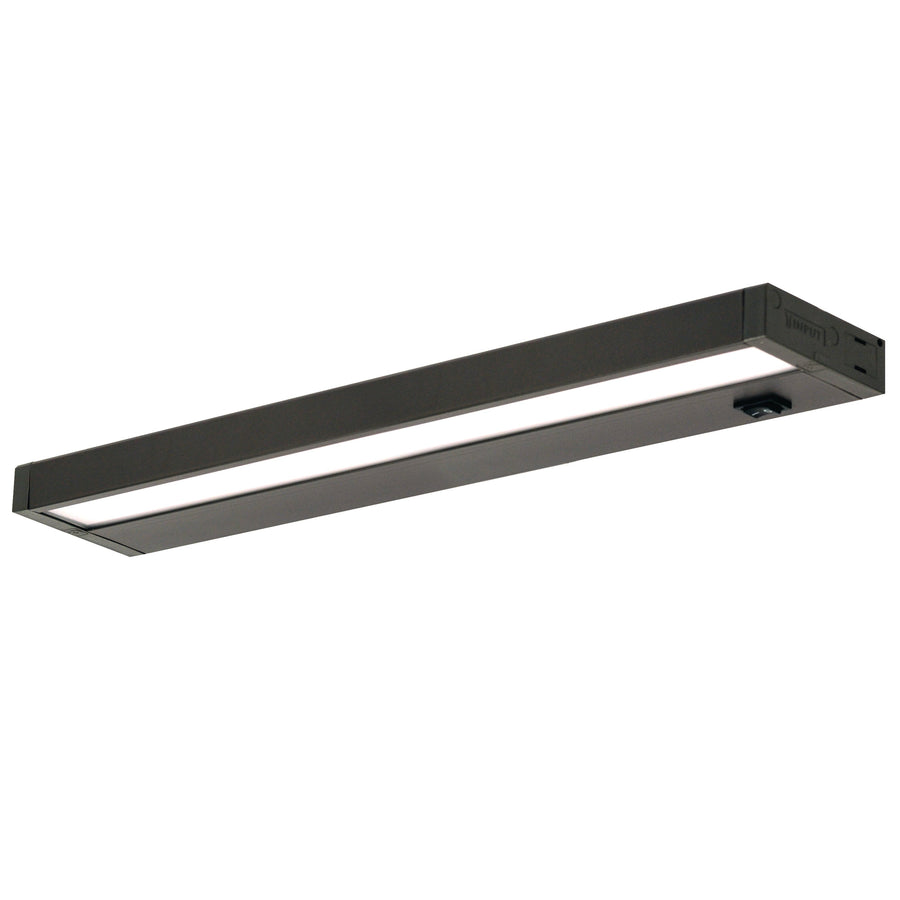 Nora NUD-8822/30BZ 22 inch LEDUR Under Cabinet with Dedicated CCT (3000K), 360lm/ft, 12W, Bronze Finish