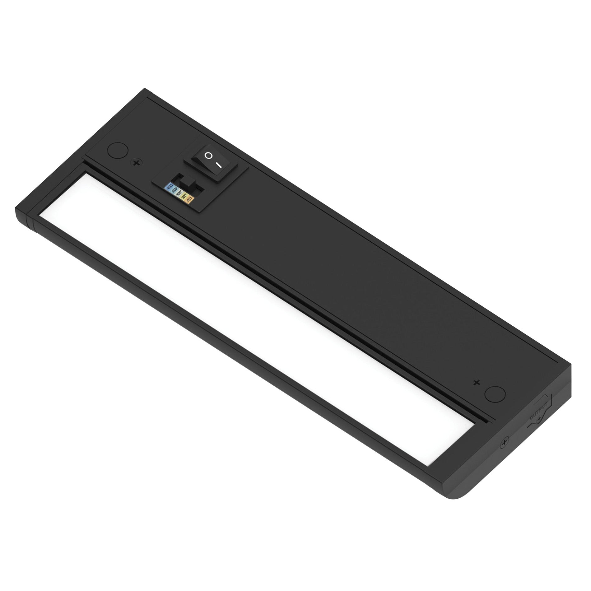 Nora NUDA-10TWB 10 inch 120V Adjustable LEDUR Under Cabinet with Selectable CCT, Black Finish