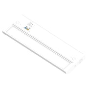Nora NUDA-10TWMPW 10 inch 120V Adjustable LEDUR Under Cabinet with Selectable CCT, Matte Powder White Finish