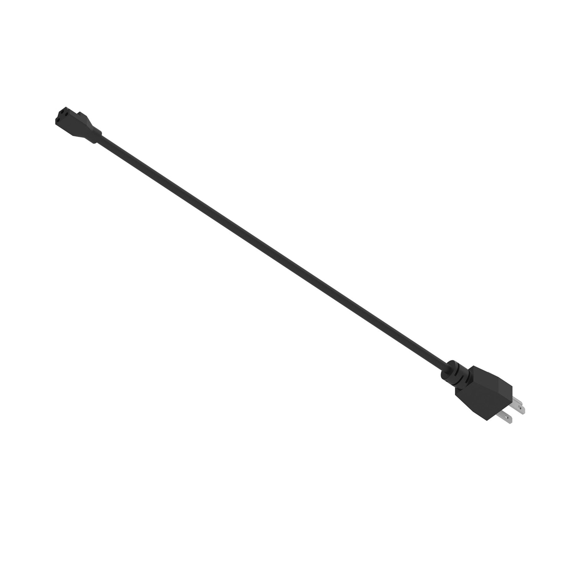 Nora NUDA-CP72B 72 inch Cord & Plug Power Cord for NUDA, Black Finish