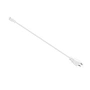 Nora NUDA-CP72MPW 72 inch Cord & Plug Power Cord for NUDA, Matte Powder White Finish