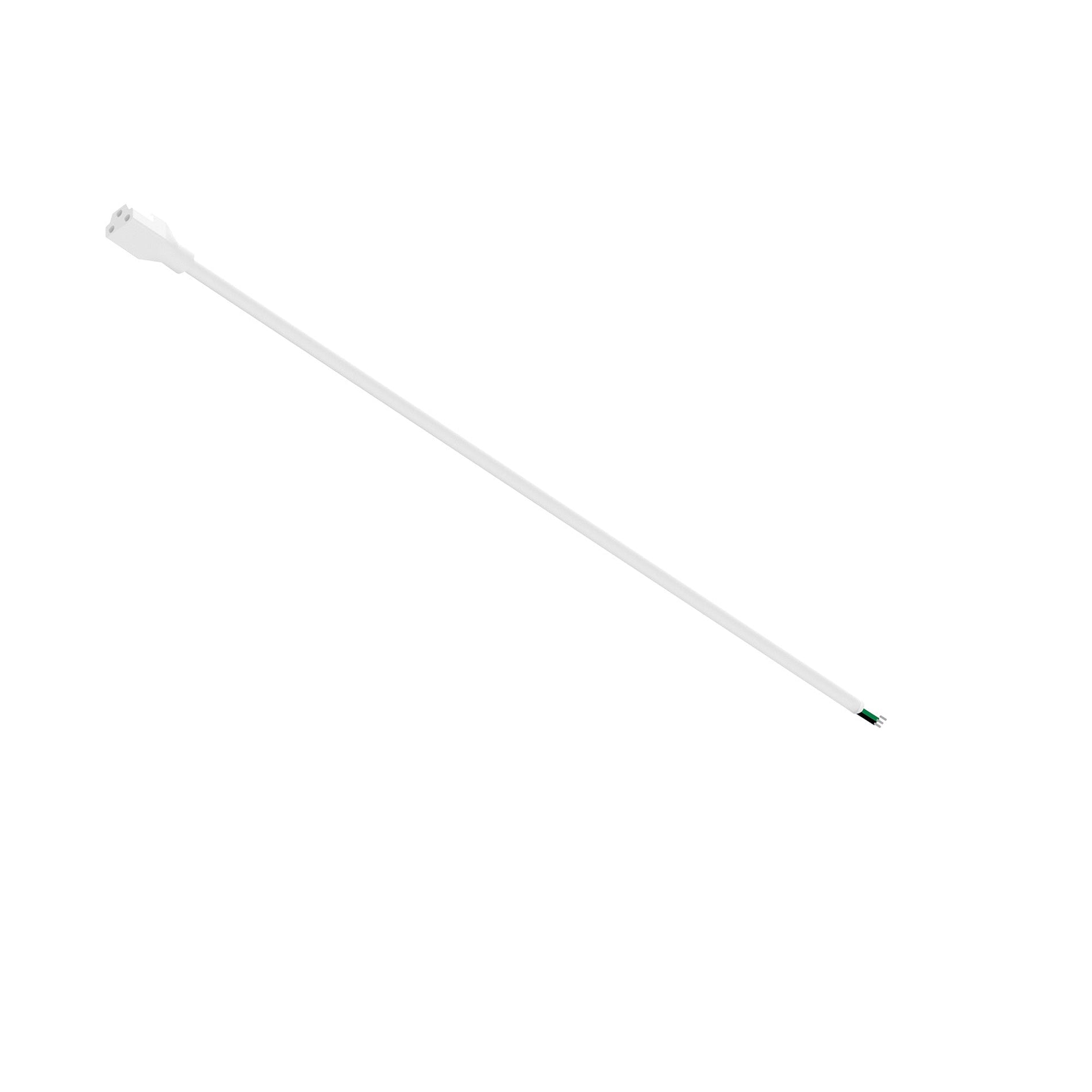 Nora NUDA-HW72MPW 72 inch Hardwire Power Cord for NUDA, Matte Powder White Finish