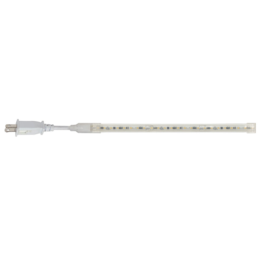 Nora NUTP13-W1-4-12-930/CP Custom Cut 1-ft, 4-inch 120V Continuous LED LED Tape Light, 330lm / 3.6W per foot, 3000K, w/ Mounting Clips and 8 ft Cord & Plug