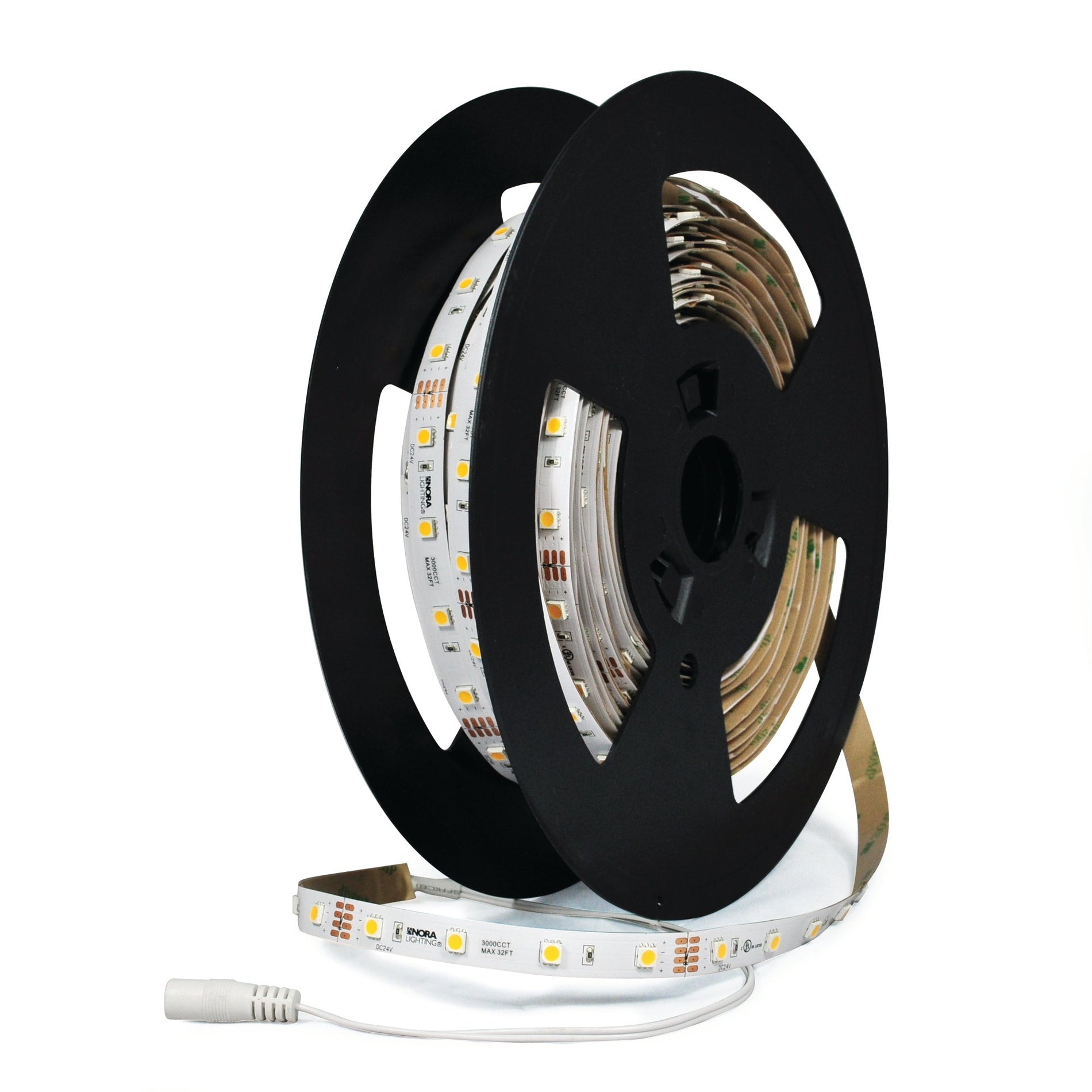 Nora NUTP51-WFTLED942 Hy-Brite Custom Cut 24V Continuous LED LED Tape Light, 375lm / 4.25W per foot, 4200K, 90+ CRI