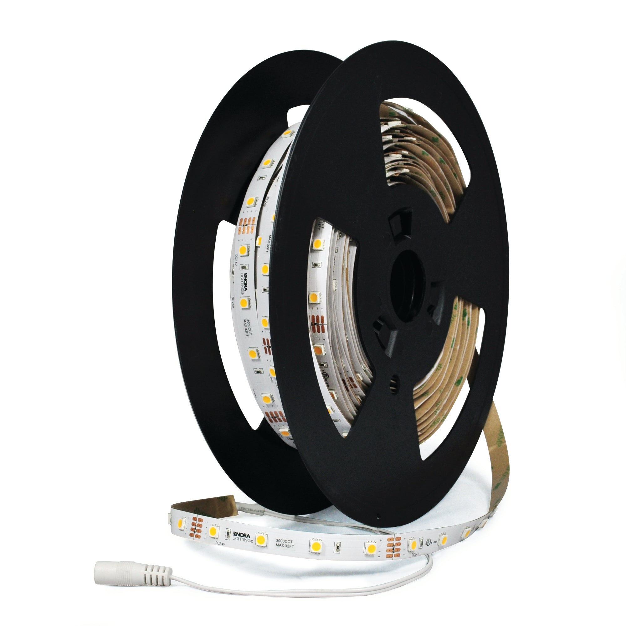 Nora NUTP51-W100LED942 Hy-Brite 100 ft 24V Continuous LED LED Tape Light, 375lm / 4.25W per foot, 4200K, 90+ CRI