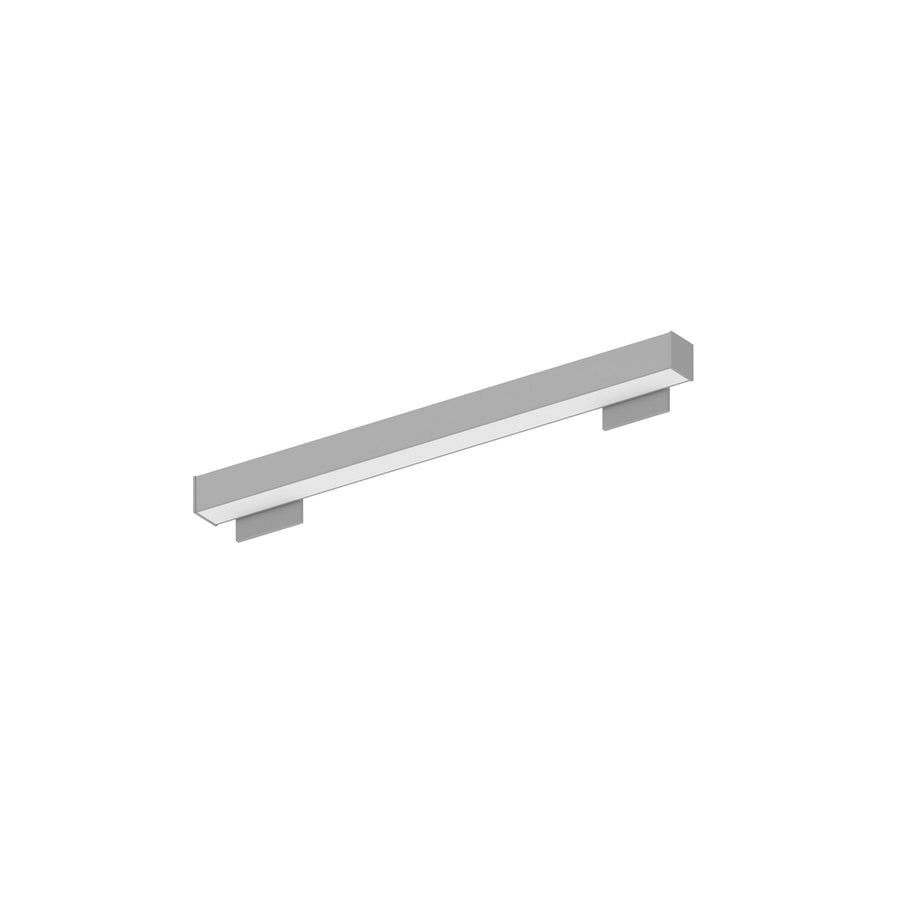 Nora NWLIN-21040A/L4P-R4 2 ft L-Line LED Wall Mount Linear, 2100lm / 4000K, 4 inchx4 inch Left Plate & 4 inchx4 inch Right Plate, Left Power Feed, Aluminumminum Finish