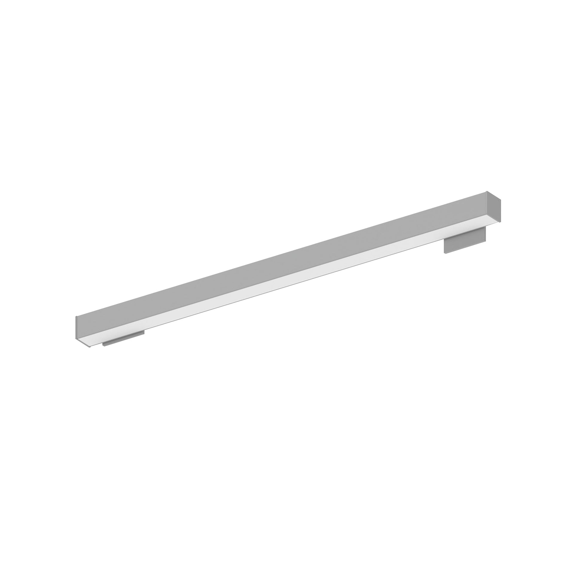 Nora NWLIN-41040A/L2P-R4 4 ft L-Line LED Wall Mount Linear, 4200lm / 4000K, 2 inchx4 inch Left Plate & 4 inchx4 inch Right Plate, Left Power Feed, Aluminumminum Finish