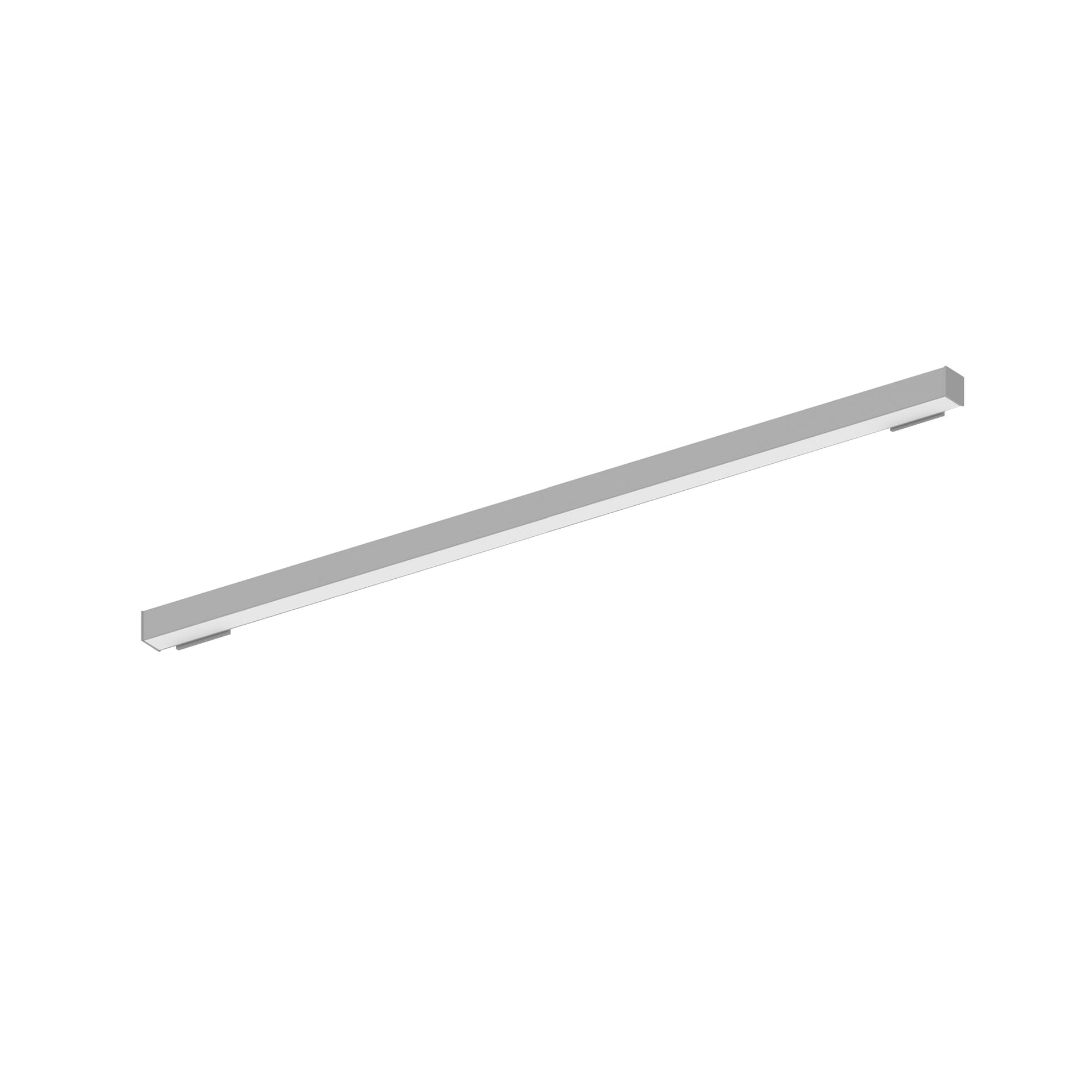 Nora NWLIN-81035A/L2-R2 8 ft L-Line LED Wall Mount Linear, 8400lm / 3500K, 2 inchx4 inch Left Plate & 2 inchx4 inch Right Plate, Aluminumminum Finish