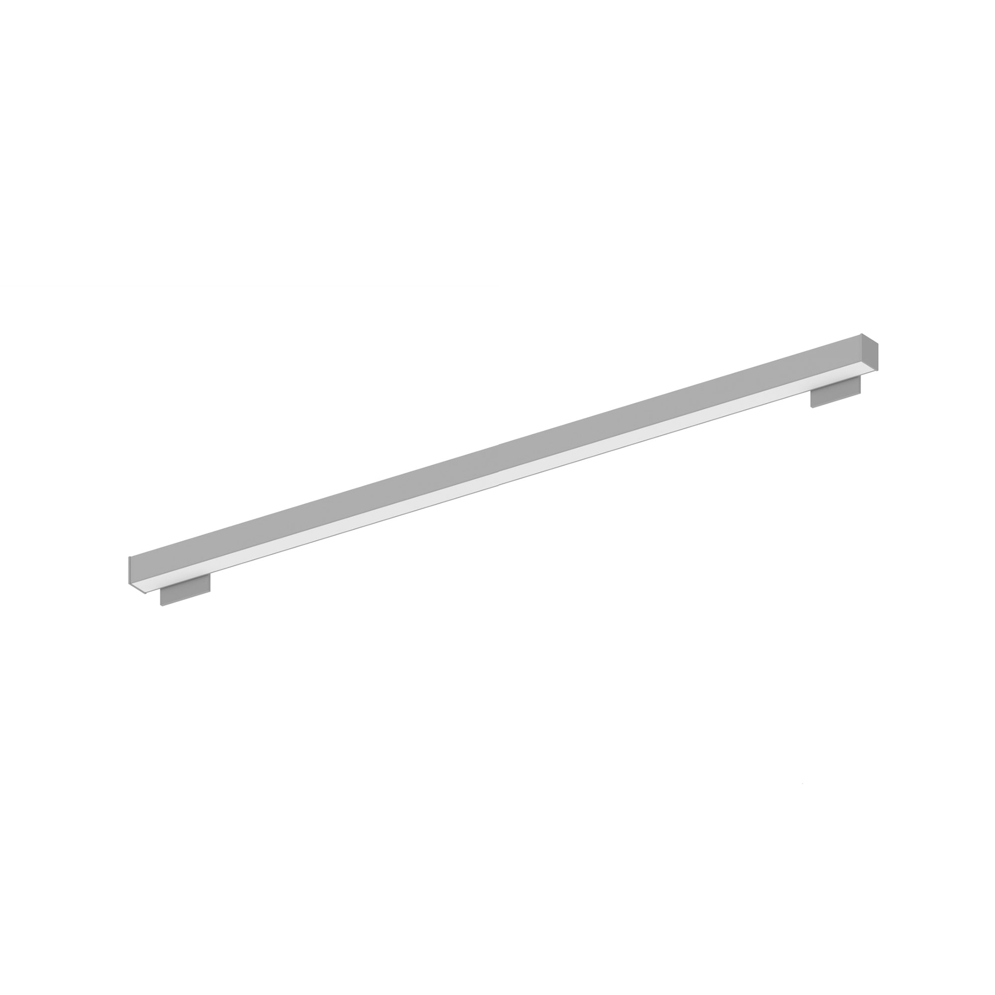 Nora NWLIN-81035A/L4-R4 8 ft L-Line LED Wall Mount Linear, 8400lm / 3500K, 4 inchx4 inch Left Plate & 4 inchx4 inch Right Plate, Aluminumminum Finish