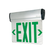Nora NX-811-LEDG2MA LED Exit Sign Adjustable 2 Circuit 2F Green/Mirrored Acrylic AluminumM