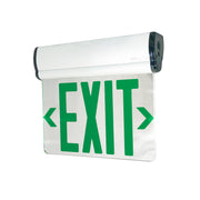 Nora NX-810-LEDG2MW LED Exit Sign Adjustable AC 2F Green/Mirrored Acrylic White