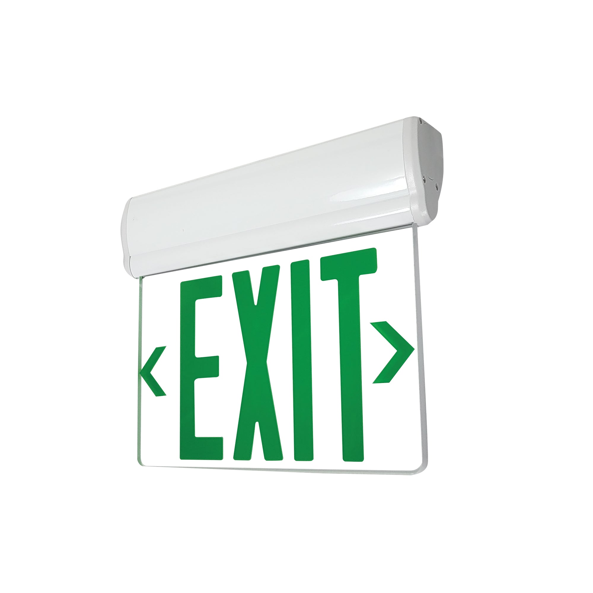 Nora NX-810-LEDGCW LED Exit Sign Adjustable AC 1F Green/Clear White