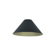 Nora NYLM-2CONECHB 2 inch iLENE Fixture Shade, Champagne Haze/Black