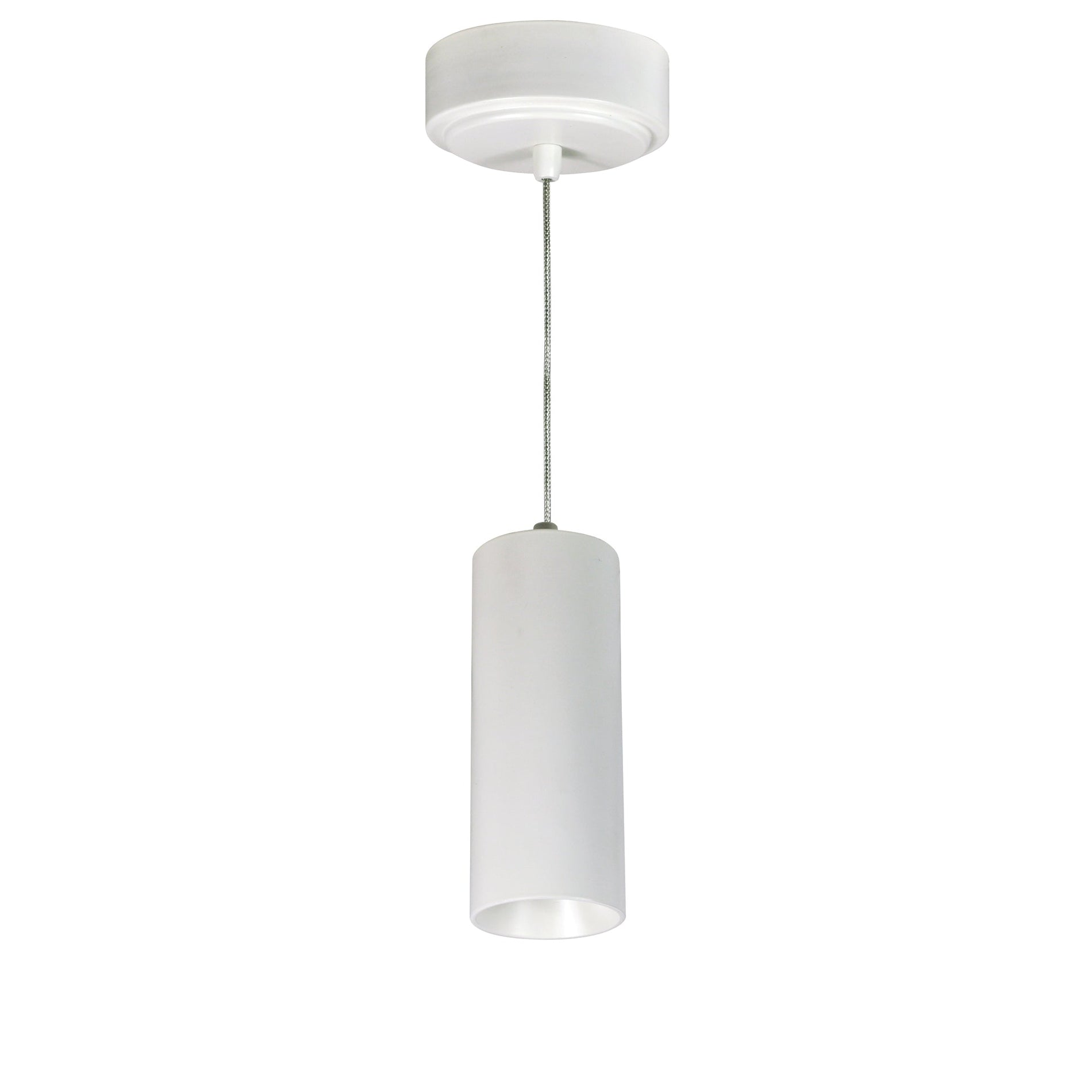 Nora NYLM-2C30XWWLE4A 2 inch iLENE Cable Mount Mini Cylinder, 1000lm, 15W, 3000K, White, 120V Triac/ELV/0-10V & 277V 0-10V Dimming