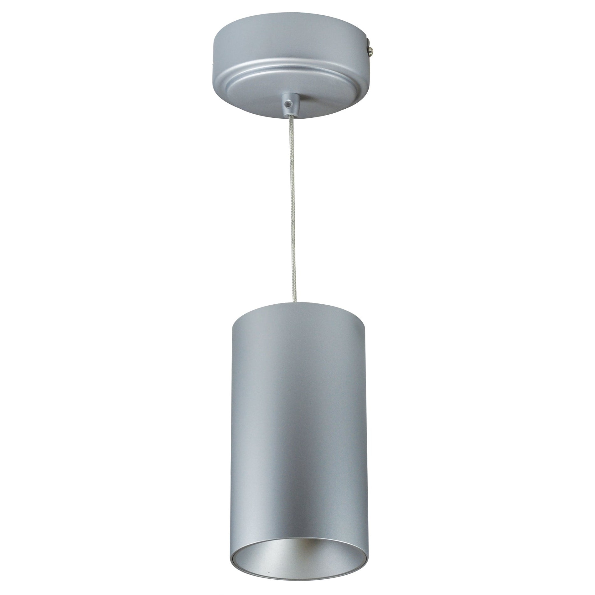 Nora NYLM-3C40XSSLE4 3 inch iLENE Cable Mount Mini Cylinder, 1500lm, 30W, 4000K, Silver, 120V Triac/ELV/0-10V & 277V 0-10V Dimming