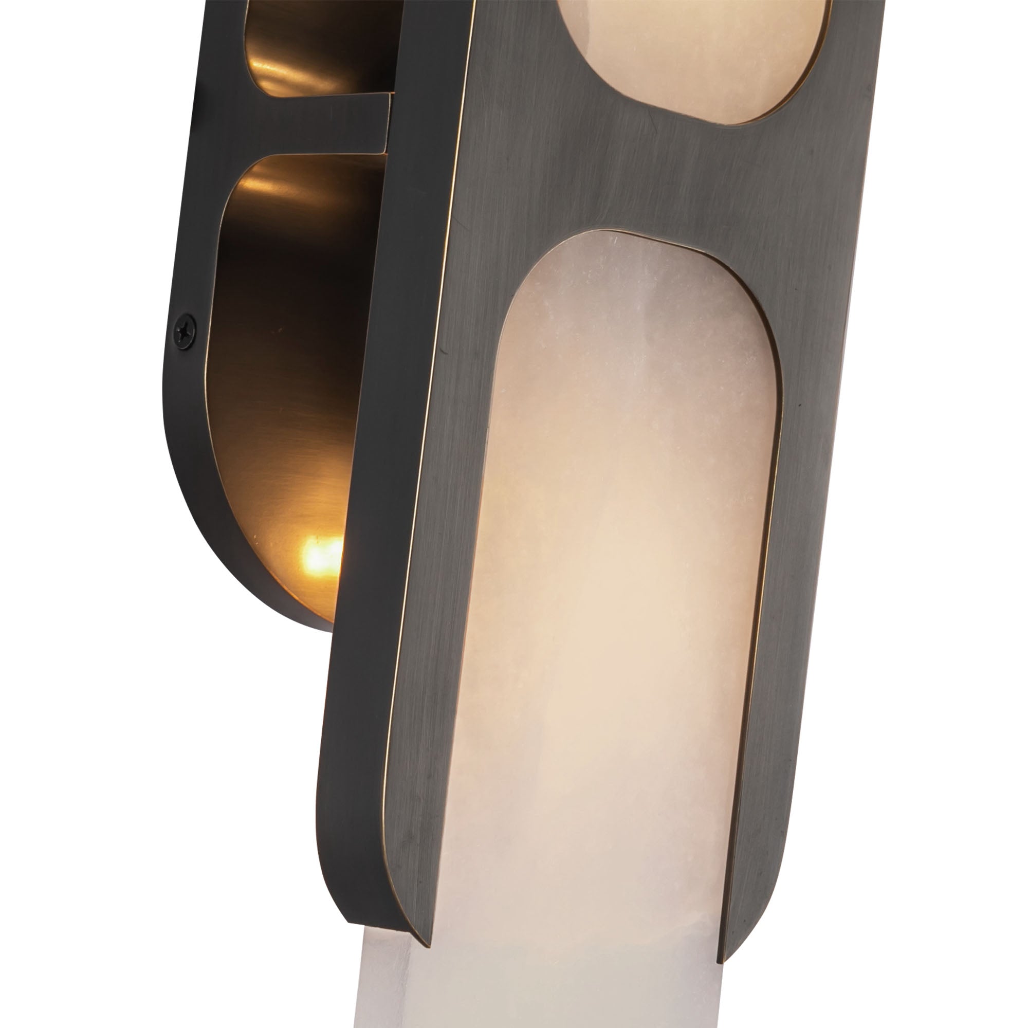 Odin 17-in Urban Bronze/Alabaster Socket Wall Vanity