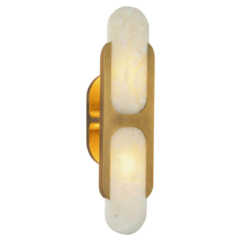 Alora Lighting ODIN WV357217VBAR Bathroom Fixture - Vintage Brass