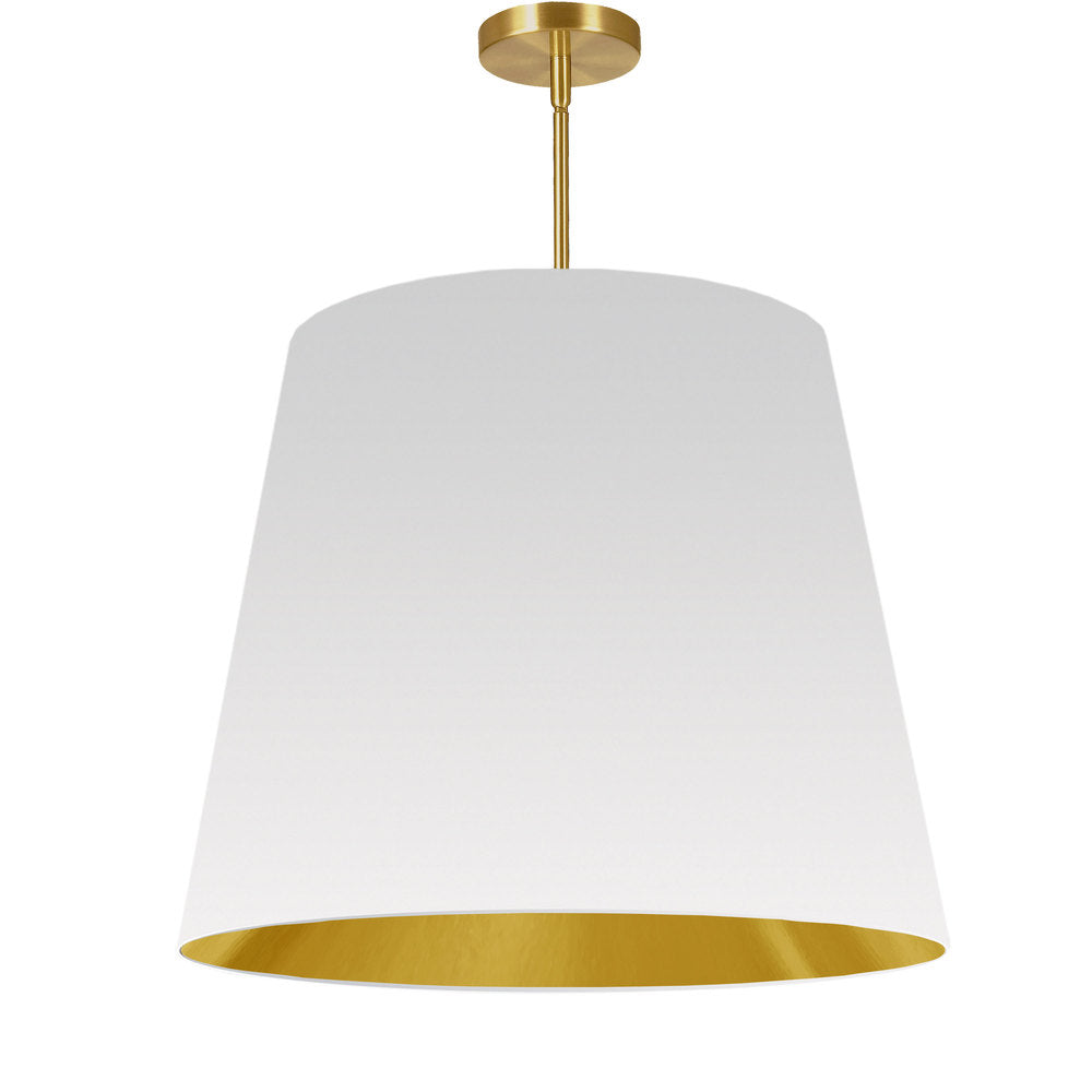 Dainolite OVERSIZED DRUM ODR-L-692 Pendant Modern - Aged Brass