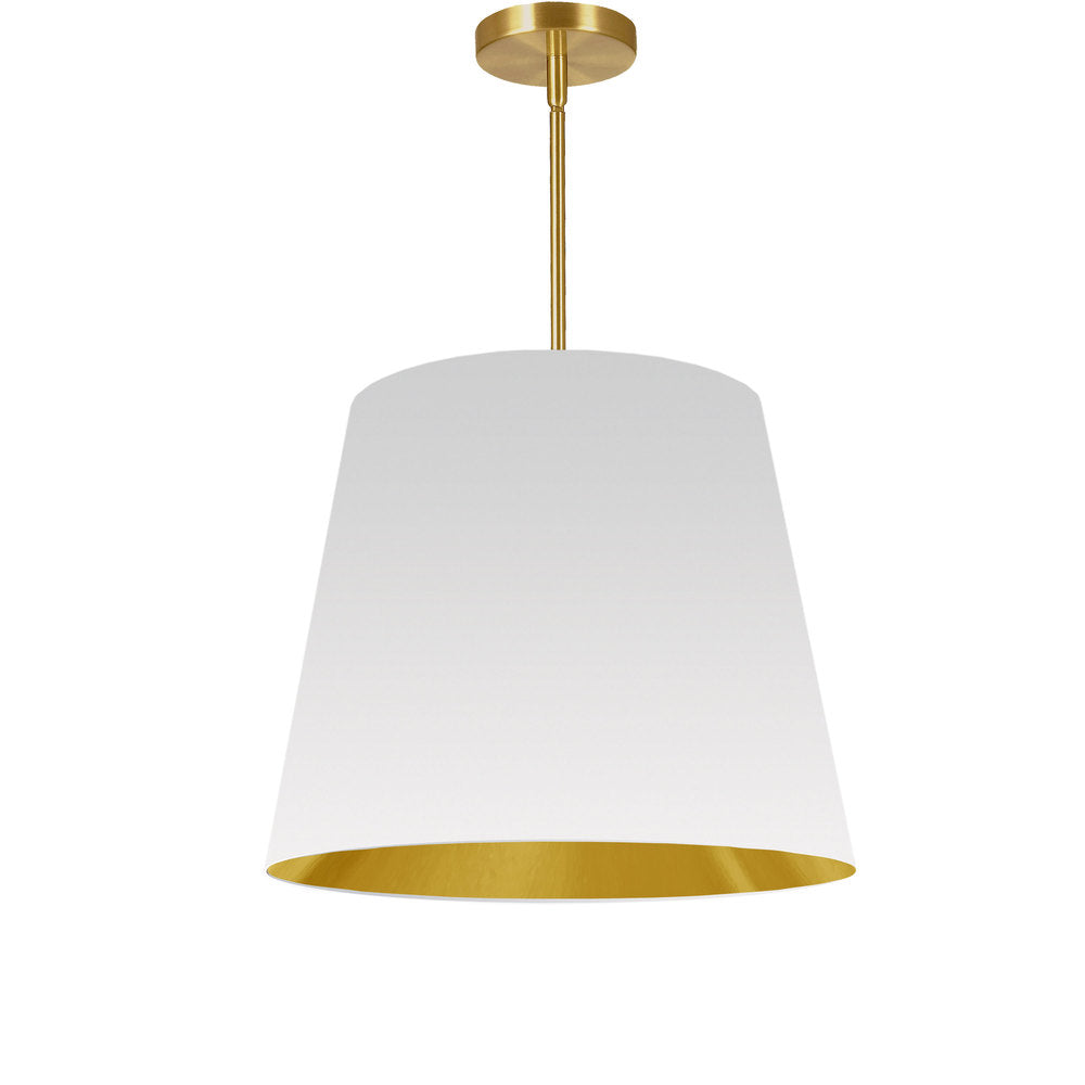 Dainolite OVERSIZED DRUM ODR-M-692 Pendant Modern - Aged Brass