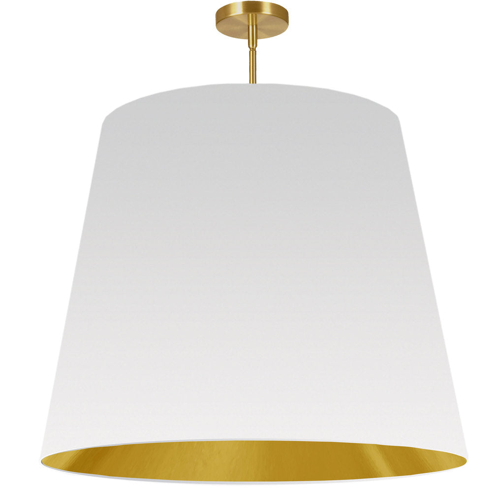 Dainolite OVERSIZED DRUM ODR-XL-692 Pendant Modern - Aged Brass