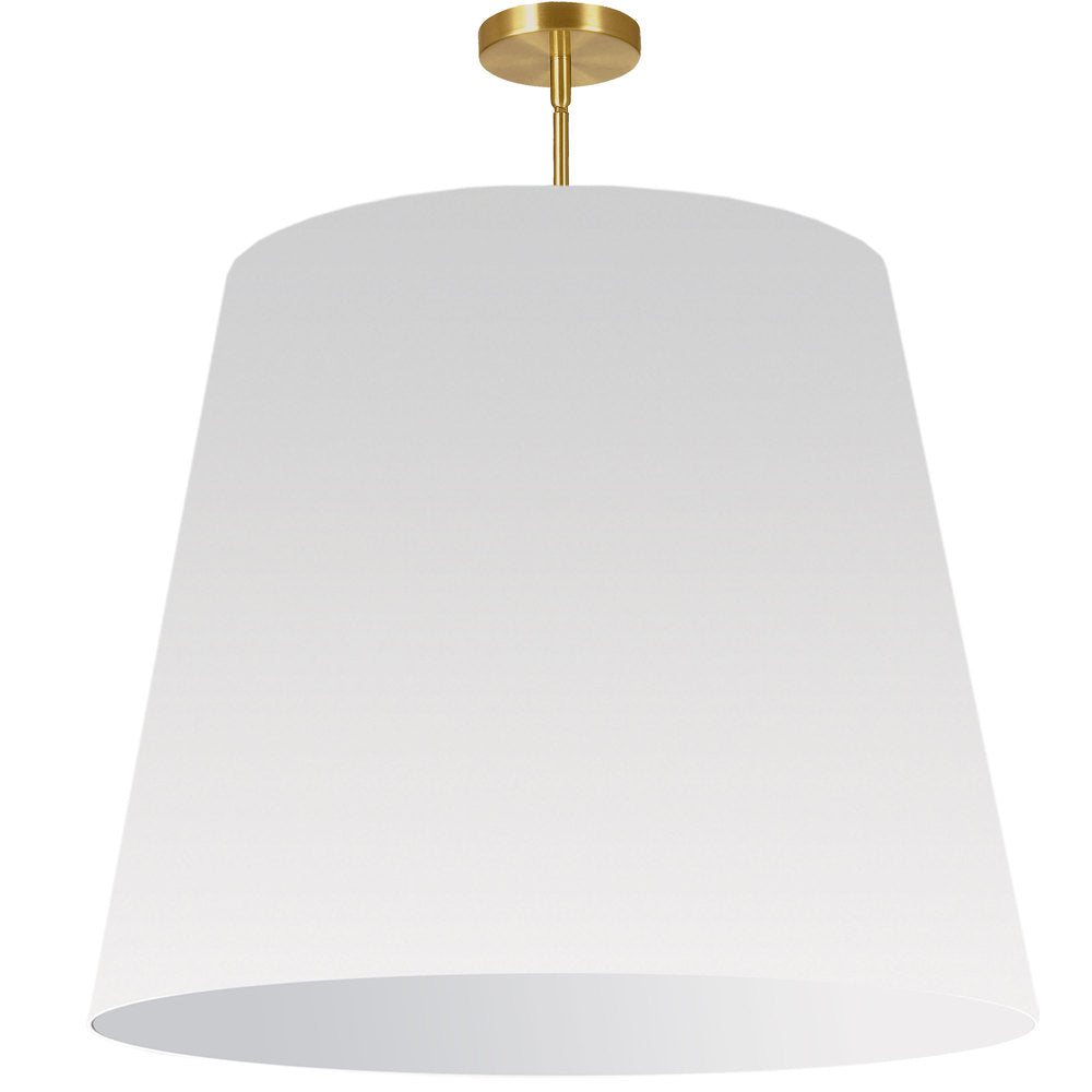 Dainolite OVERSIZED DRUM ODR-XL-790 Pendant Modern - Aged Brass