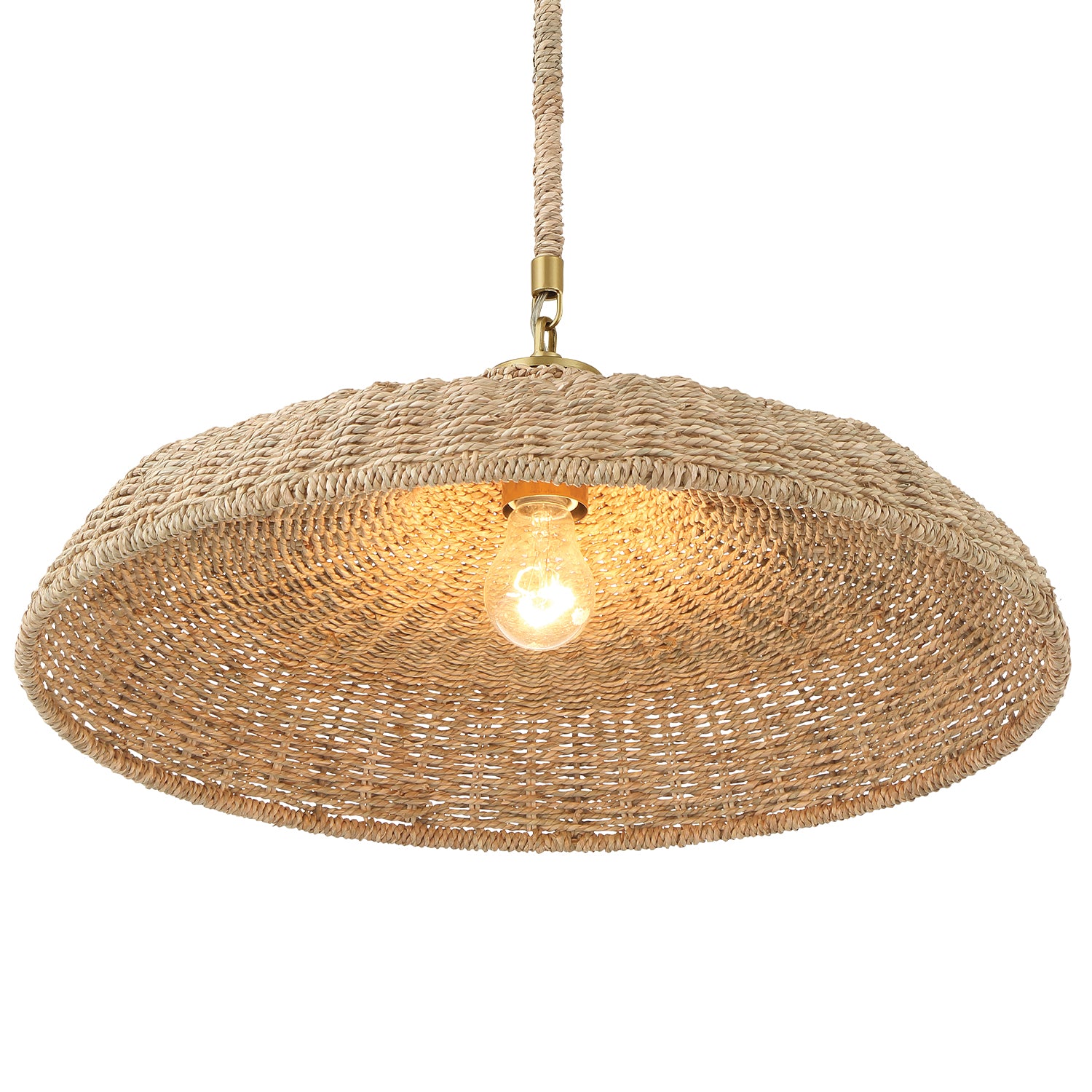 Crystorama Odessa ODS-7801-SG – 20.5 Inch – 1 Light – Pendant Light – Soft Gold – Dry Rated
