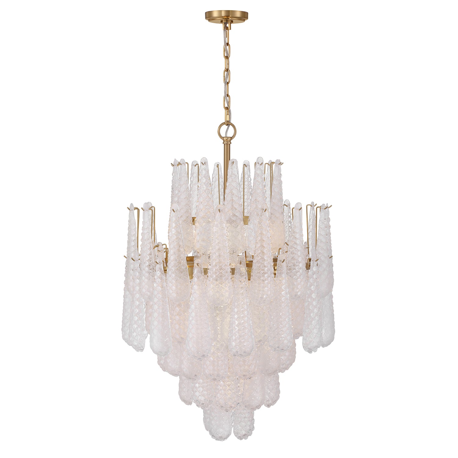 Crystorama Ollie OLL-6006-AG-CL – 26.25 Inch – 16 Light – Chandelier – Aged Brass – Dry Rated