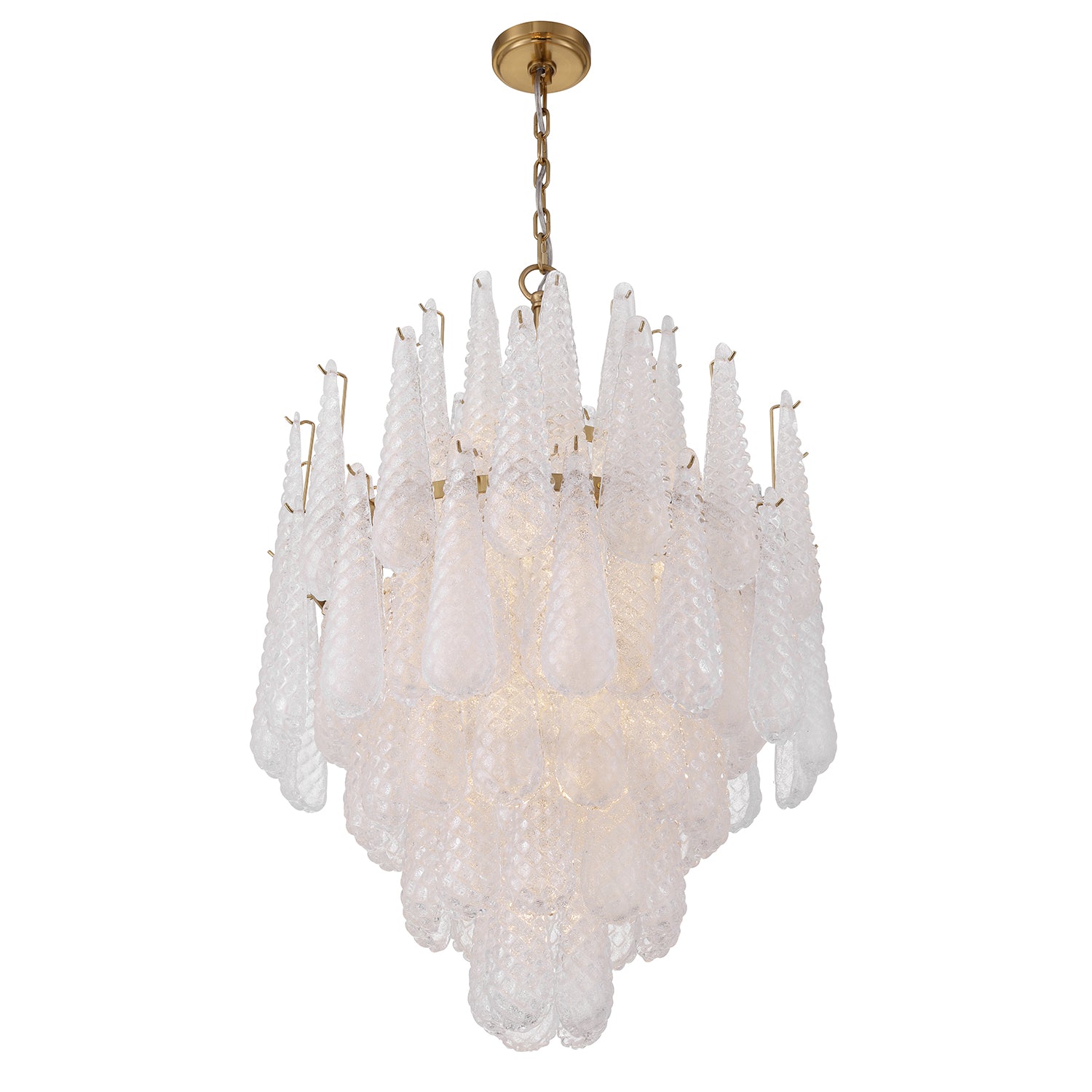 Crystorama Ollie OLL-6006-AG-CL – 26.25 Inch – 16 Light – Chandelier – Aged Brass – Dry Rated