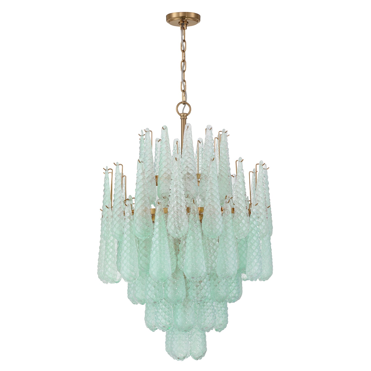 Crystorama Ollie OLL-6006-AG-GR – 26.25 Inch – 16 Light – Chandelier – Aged Brass – Dry Rated