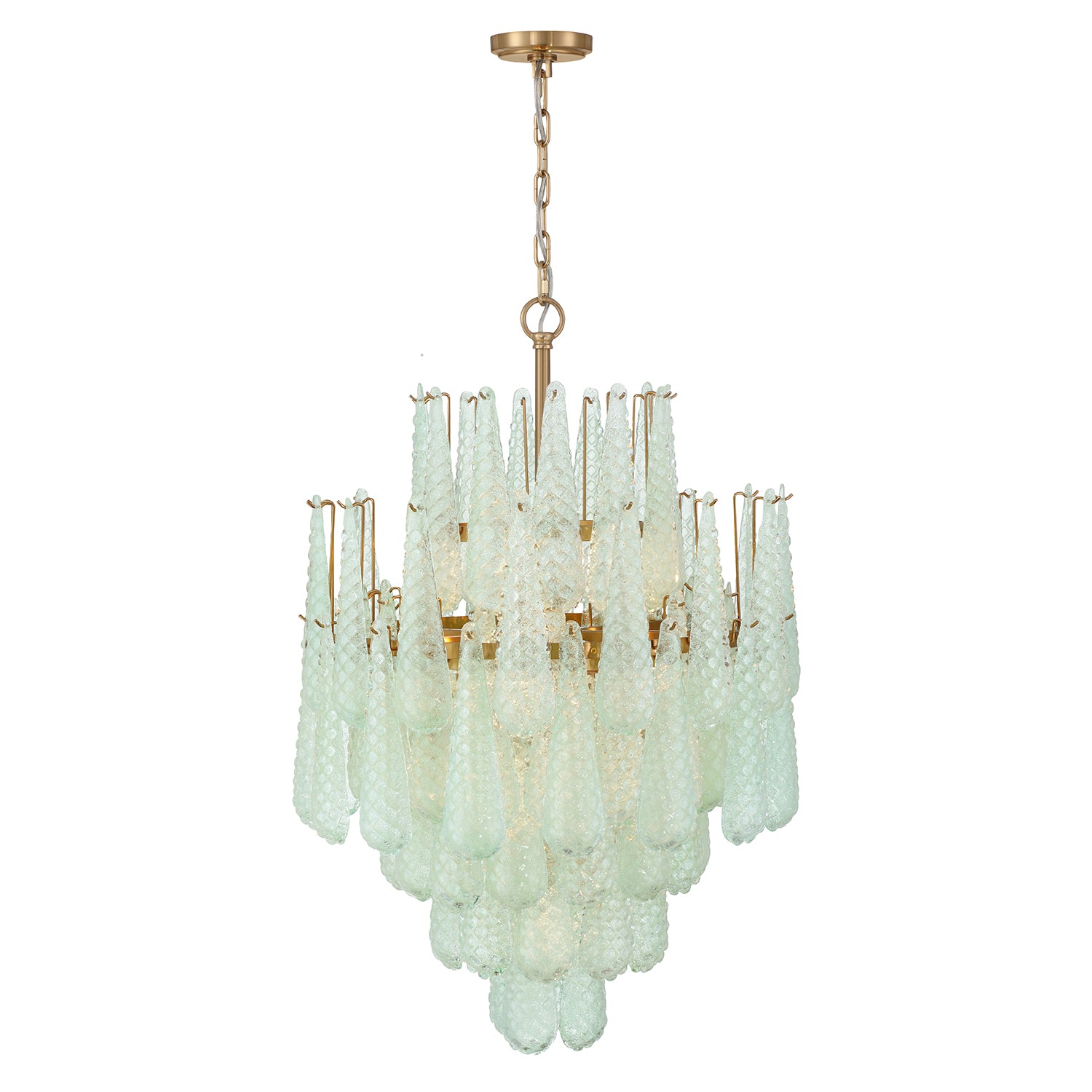 Crystorama Ollie OLL-6006-AG-GR – 26.25 Inch – 16 Light – Chandelier – Aged Brass – Dry Rated