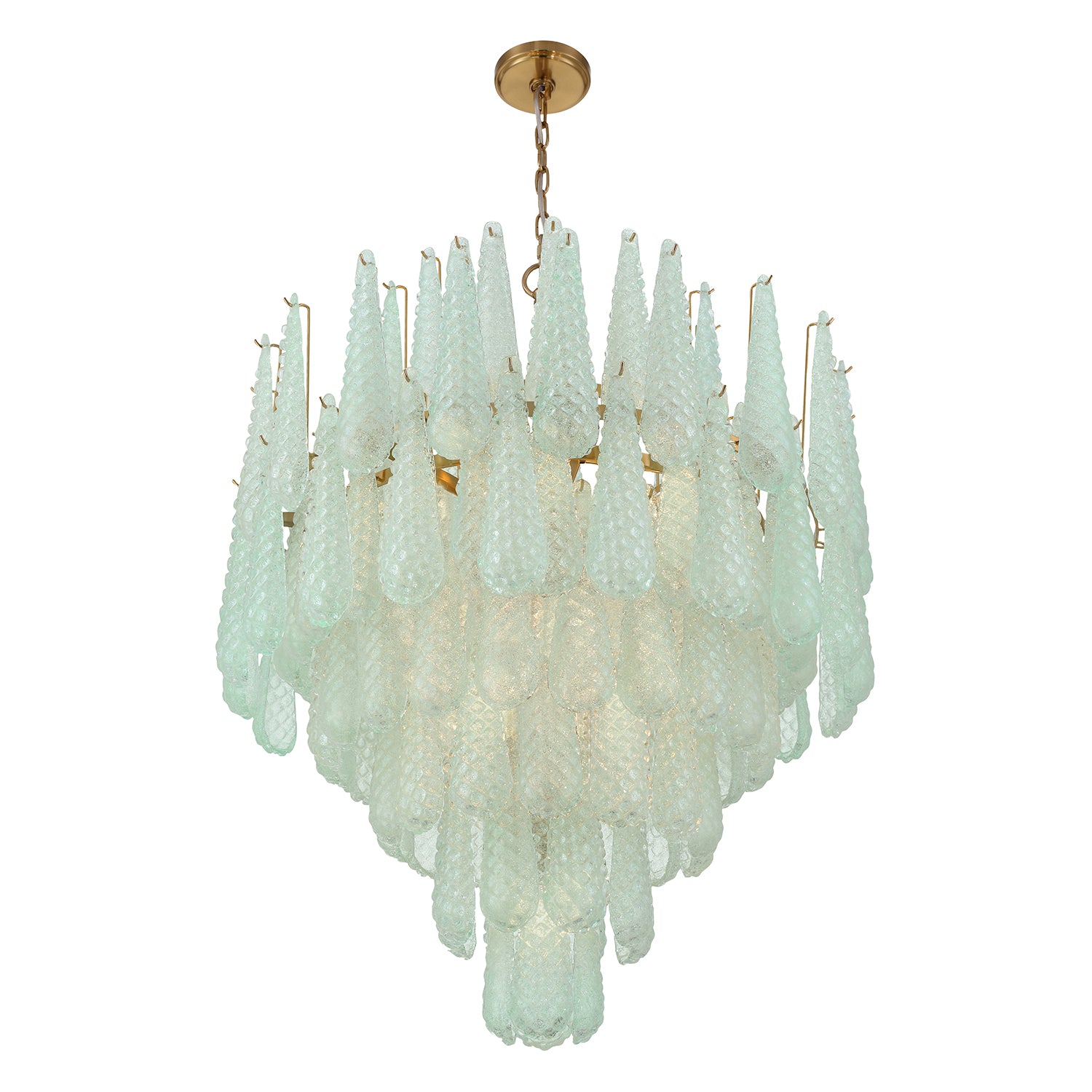 Crystorama Ollie OLL-6008-AG-GR – 33.25 Inch – 21 Light – Chandelier – Aged Brass – Dry Rated