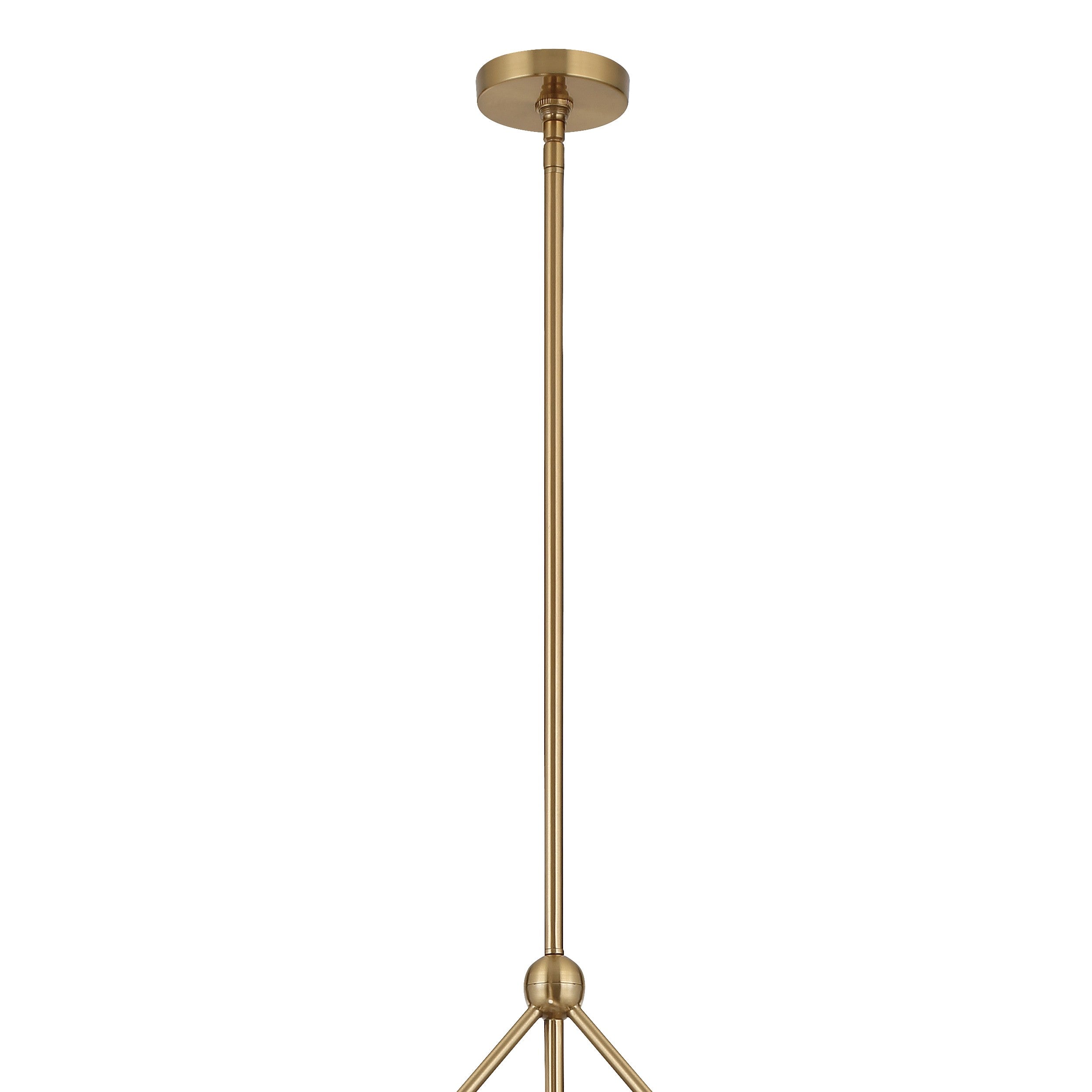 Crystorama Omni OMN-3006-AG – 46.5 Inch – 6 Light – Chandelier – Aged Brass – Dry Rated