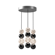 ALORA Lighting MP321803 Polished Nickel LED Multi Pendant, UL Damp Rated, Polished Nickel
