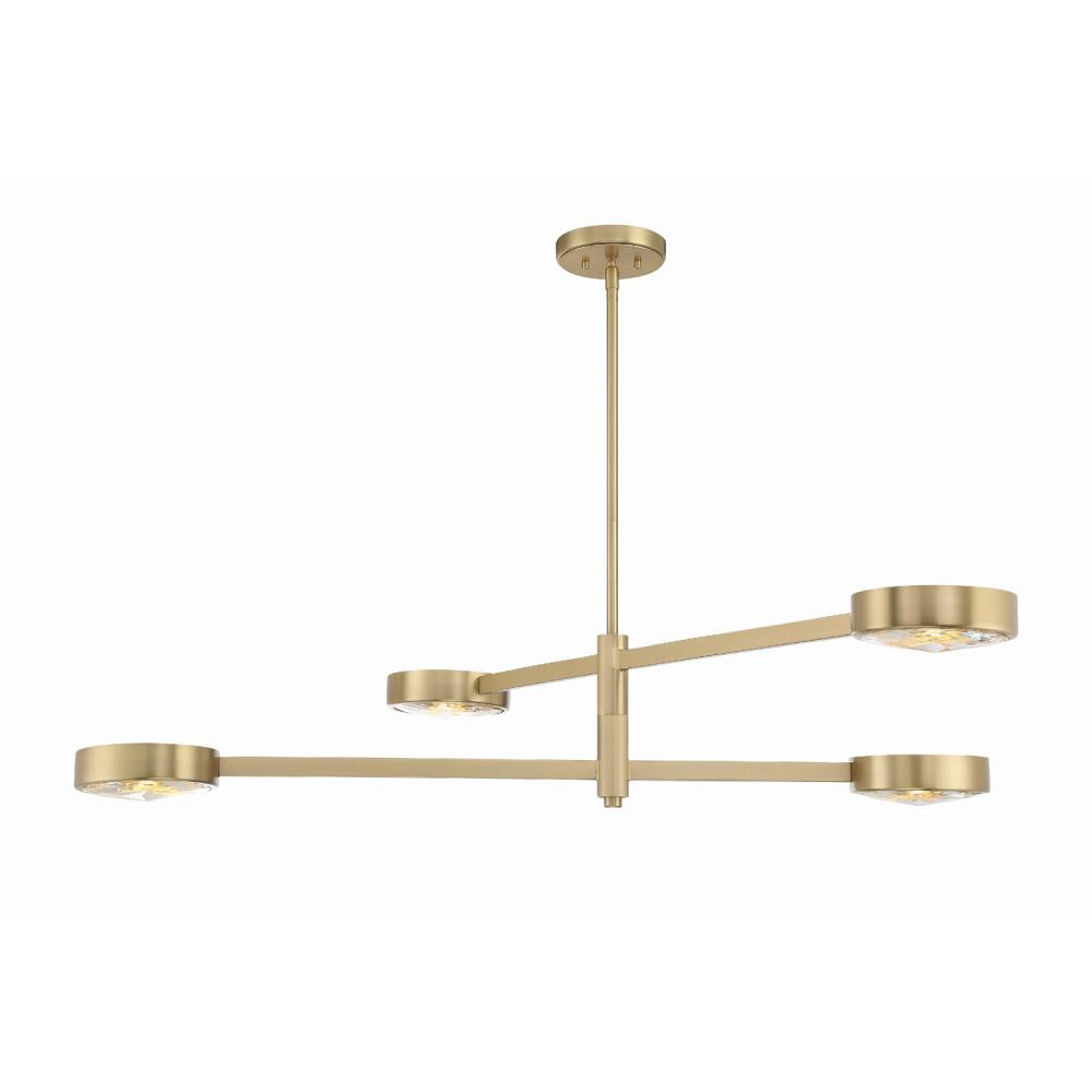 Crystorama ORSON ORS-734-MG Chandelier Contemporary - Modern Gold