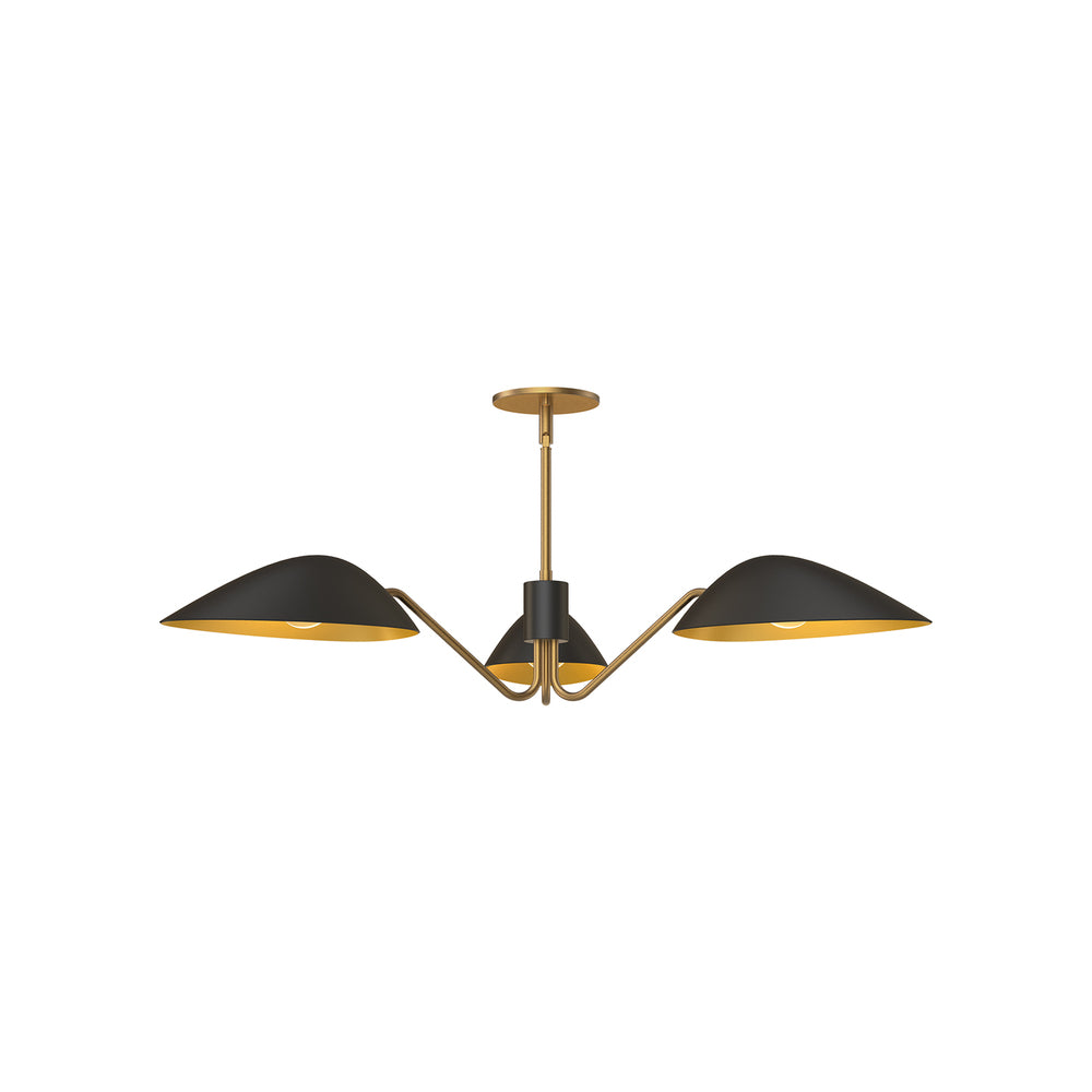 Alora Lighting OSCAR PD550336MBAG Pendant - Aged Gold Matte Black