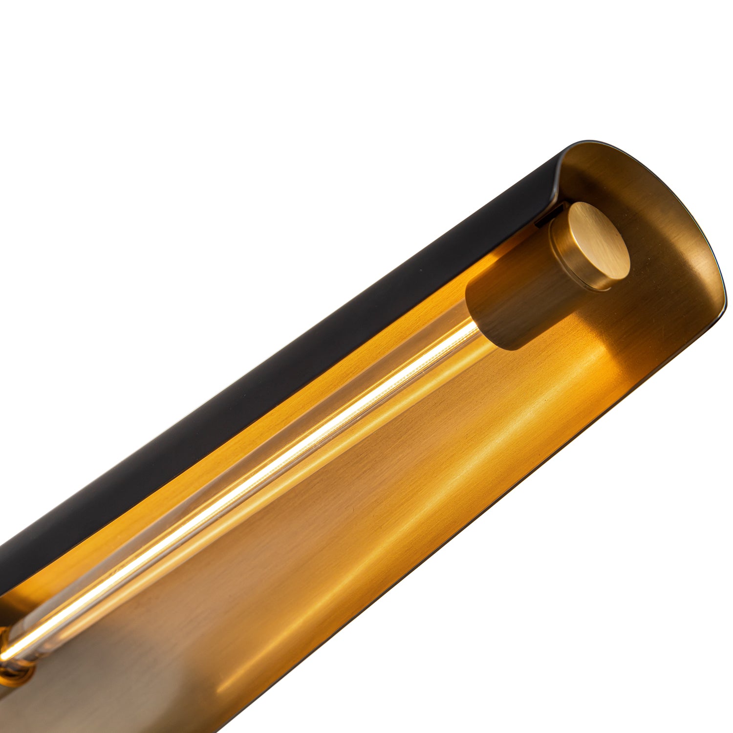 Osorio 46-in Matte Black/Vintage Brass LED Chandeliers