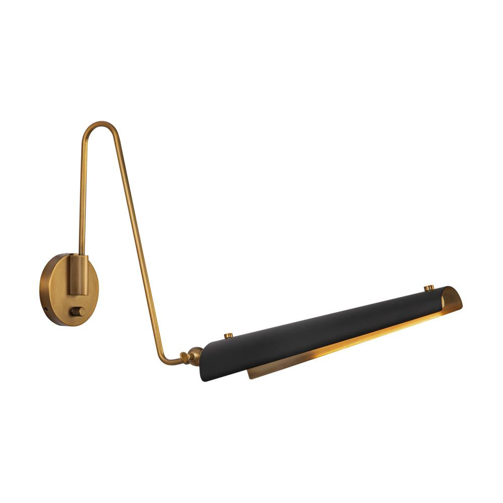 Alora Lighting OSORIO WV347104MBVB Bathroom Fixture - Matte Black Vintage Brass