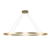Ovale 53-in Brushed Gold LED Linear Pendant