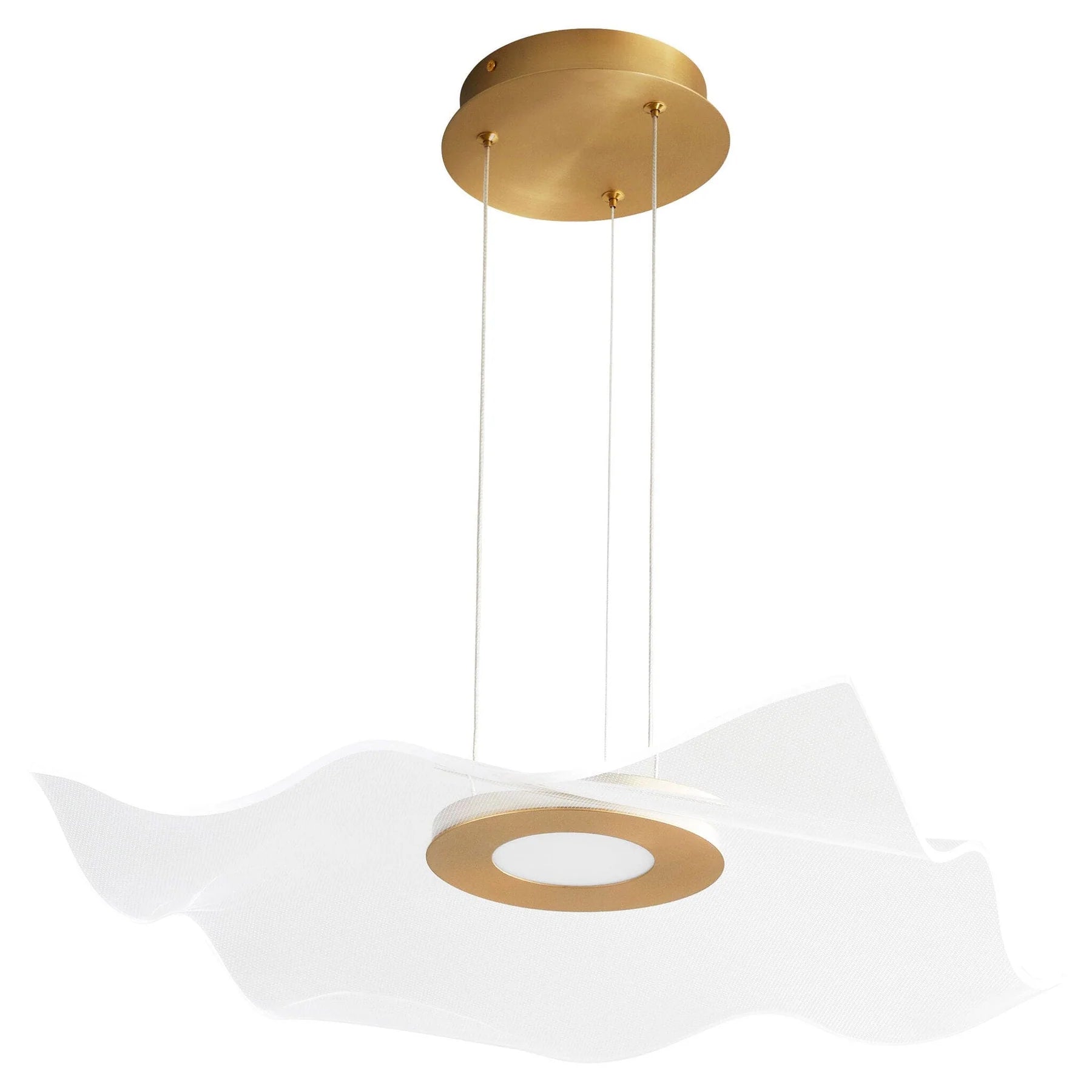 Oxygen MEDUSA 3-808-40 Modern LED Pendant - Aged Brass