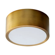 Oxygen Peepers 3-600-40 Wall Sconce / Flush Ceiling Light 3000K LED - Aged Brass