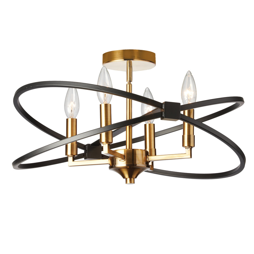 Dainolite PALOMA PAL-184SF-VB-MB Semi Flush Mt Transitional - Vintage Bronze