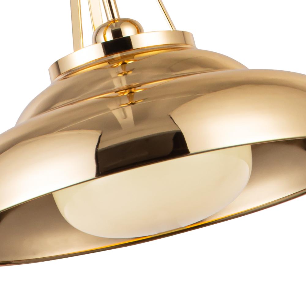 Alora Lighting PALMETTO PD344014PBGO Pendant - Polished Brass